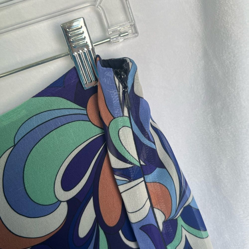 ASOS RUFFLE PRINT MINI SKIRT size 8 - Picture 8 of 11